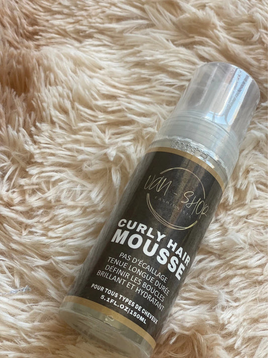 Curly mousse van shop fashionista