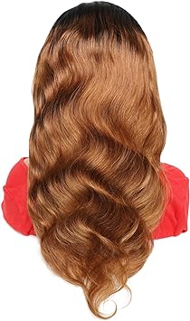 Body Wave Front Lace Human Wig Ombre Color 13X1 Lace Frontal Wigs For Women 1B 30 24Inch perruque T part