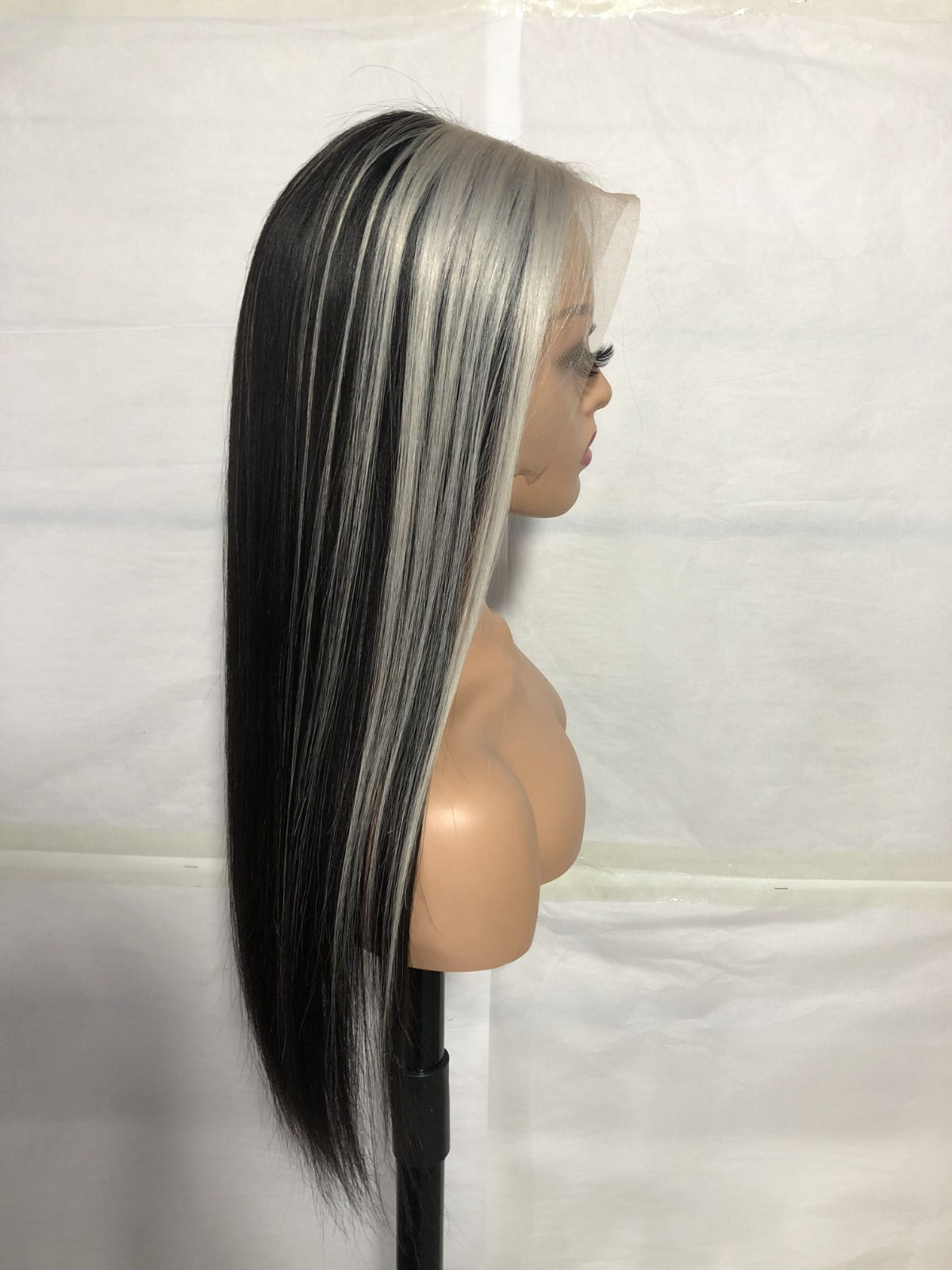 13x4 Lace frontal, Perruque droite