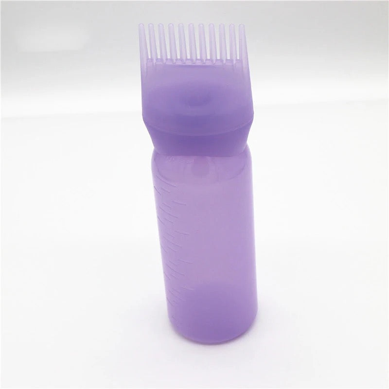 120 ML applicateur de Bouteille de Teinture ou de soin pour Cheveux avec Brosse graduée Peigne Racine Die Couleur de Cheveux 1 pièce Rose Attractive Processed