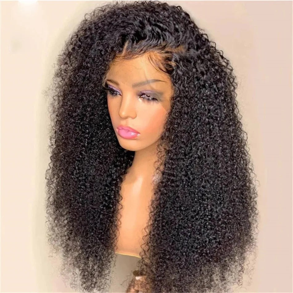 13x4 Lace frontale, perruques kinky curly(Crépus Bouclées) 250% de densité taille 20 pour les connaisseuses les femmes capables les caviars