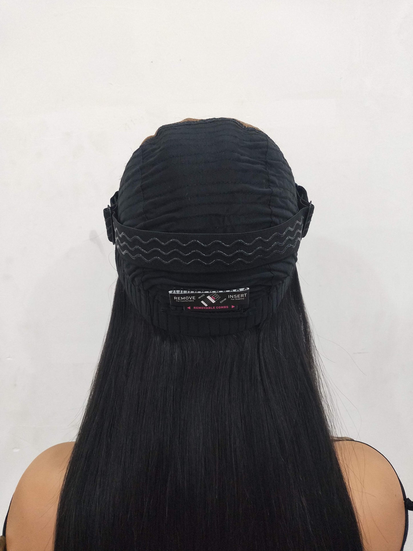 6x9 Perruque Lace closure bresilienne straight perruque femme naturelle noire longue perruque avec Perruques Lace closure cheveux humain straight lace front wig human hair