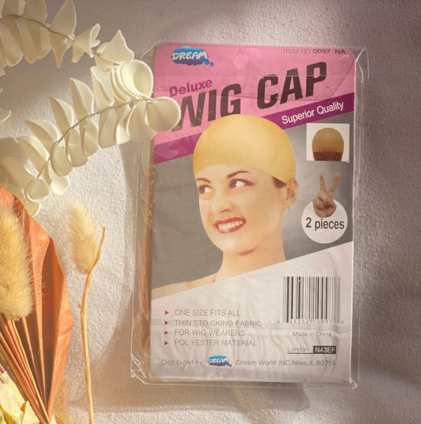 WIG cap 2pieces/paquet