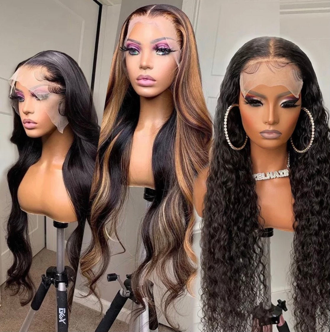 13x4 HD Lace wig -180% de densité Body Wave perruque de cheveux humains